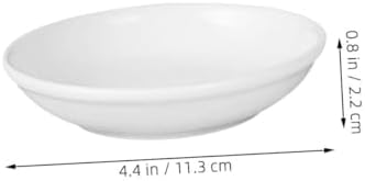 Cabilock 6pcs Ceramic Essential Oil Tray for Aromatherapy Lamp