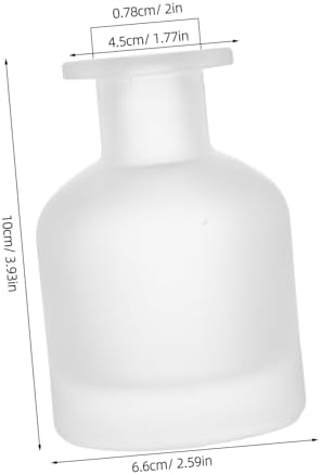 Beaupretty 2pcs Glass Diffuser Bottle for Bathroom