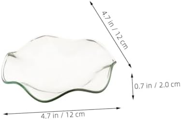 VALICLUD 3Pcs Glass Dish Replacement for Wax Warmers and Aromatherapy Lamps