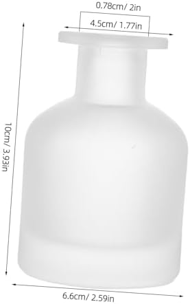 Didiseaon 2pcs Decorative Glass Diffuser Bottles 150ml