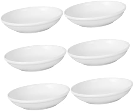 Cabilock 6pcs Ceramic Essential Oil Tray for Aromatherapy Lamp