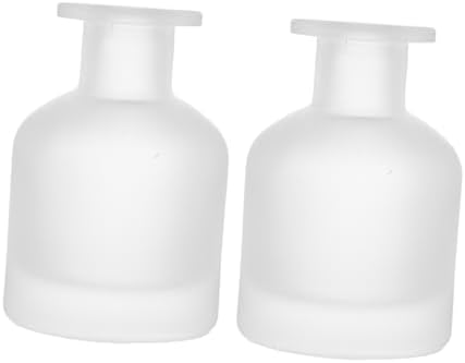 Anneome 2Pcs Empty Glass Diffuser Bottles for Essential Oils and Fragrance