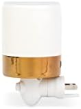 Happy Wax Dipped Copper Outlet Warmer - Compact Ceramic Wall Plug in