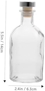 Glass Aromatherapy Diffuser Bottle 250ml Decorative Essential Oil Container