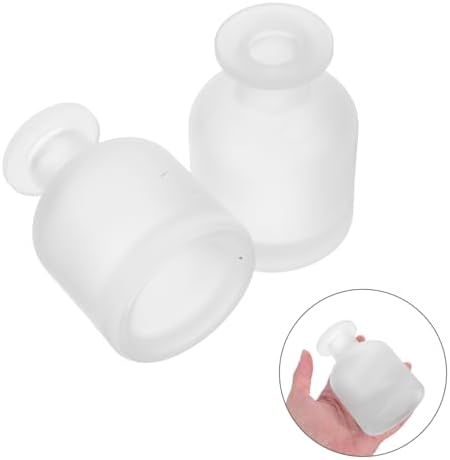 Beaupretty 2pcs Glass Diffuser Bottle for Bathroom