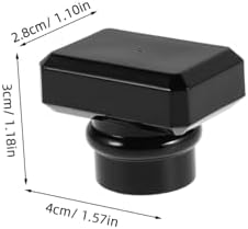 5pcs Round Plastic Perfume Bottle Caps Elegant Travel Seal Lids Replacement Screw Caps For Home Fragrance Accessories