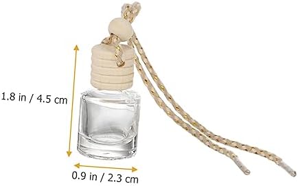 VOSAREA 12Pcs Transparent Aroma Bottles with Caps