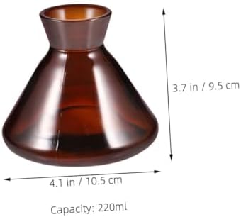 2pcs Wide Mouth Glass Diffuser Bottles Refillable