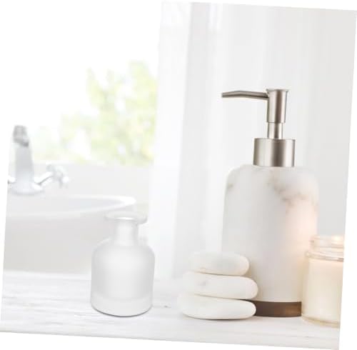 Didiseaon 2pcs Decorative Glass Diffuser Bottles 150ml