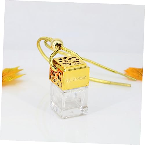 10 Pcs 8ml Square Glass Perfume Bottle Decorative Aroma Diffuser for Men Women