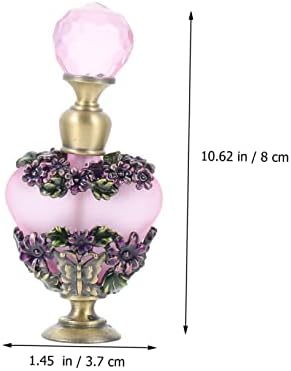 Chic Vintage Decorative Perfume Bottle 100ml Empty Essential Oil Container for Travel and Personal Use