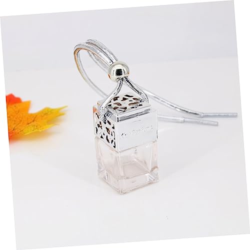 10 Pcs 8ml Square Glass Perfume Bottle Decorative Aroma Diffuser for Men Women