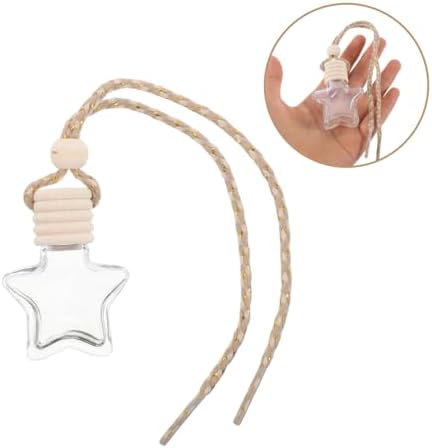 PartyKindom 2pcs Car Freshener Bottles Aromatherapy Hanging Pendant Empty Perfume Bottle for Car Decor