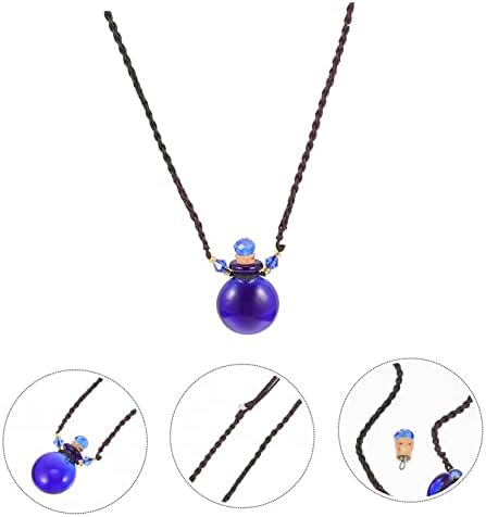 Decorative Perfume Bottle With Aroma Diffuser Necklace For Car And Home Use