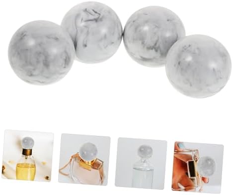 4pcs Tooth Resin Perfume Bottle Cap Decorative Cover for Home Travel