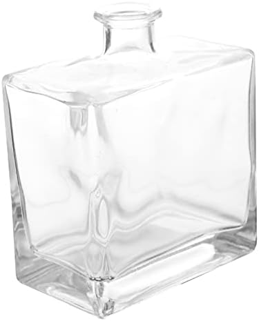 VINTORKY Square Glass Diffuser Vase for Aromatherapy