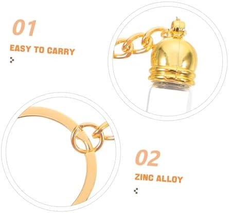 Elegant Keychain Perfume Bottle Essential Oil Dispenser