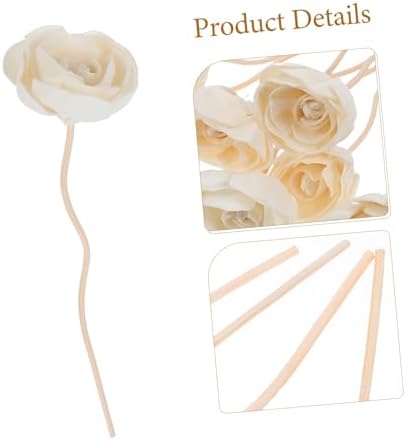 ABOOFAN 8pcs Flower Rattan Diffuser Sticks for Home Aroma