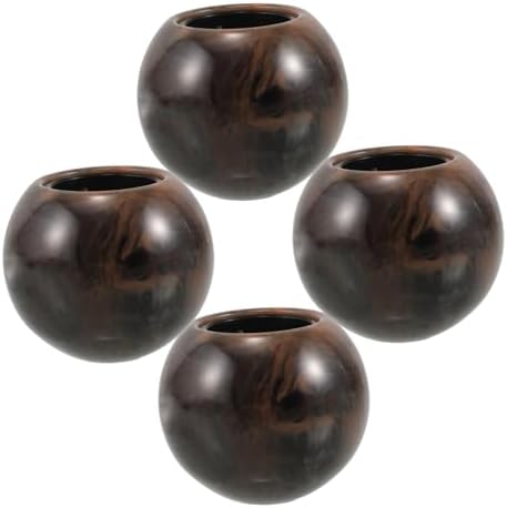 4pcs Resin Round Ball Perfume Bottle Cap Replacement
