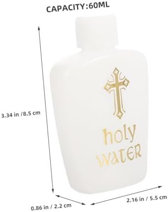 LIFKOME 2Pcs Vintage Holy Water Bottles for Spiritual Ceremonies and Decor