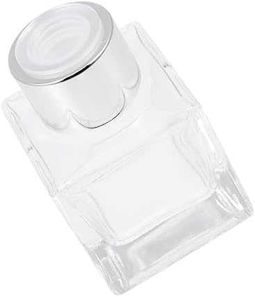 Happyyami 50ml Glass Aromatherapy Diffuser Bottle Square Design