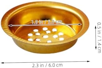 Cabilock 10pc Charcoal Burner Screens Non-Stick Sieve for Incense Burners
