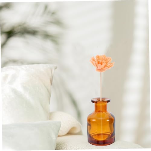 SMASOLO 2pcs Empty Glass Diffuser Bottles for Aromatherapy
