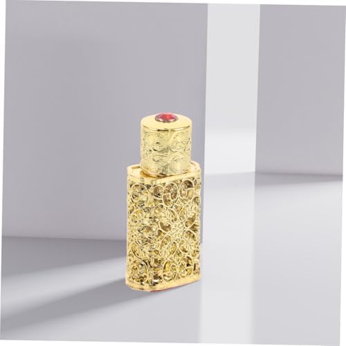 Egyptian Perfume Bottle Hollow Pattern Elegant Travel Atomizer for Essential Oils