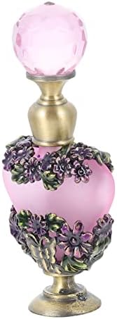 Chic Vintage Decorative Perfume Bottle 100ml Empty Essential Oil Container for Travel and Personal Use