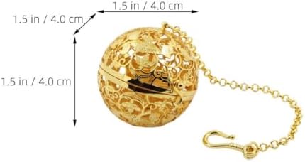 POPETPOP Brass Aromatherapy Ball Pendant for Home and Car