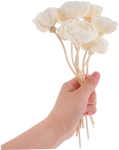 BESTOYARD 8pcs Aroma Diffuser Flower Rattan Sticks for Natural Fragrance