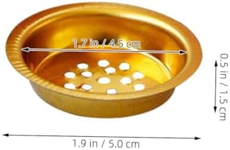 DECHOUS 10pcs Small Charcoal Burner Screens for Incense Burners