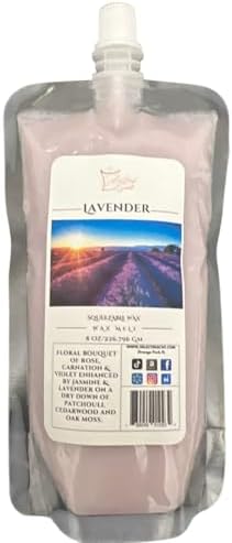 Lavender Squeezable Wax Melt 8 Ounces Home Fragrance