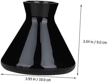 GARVALON Essential Oil Aromatherapy Glass Diffuser Bottle Decorative Perfume Jar Home Office Fragrance Container