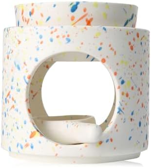 Ceramic Fragrance Lamp with Tea Light Holder Multicolor
