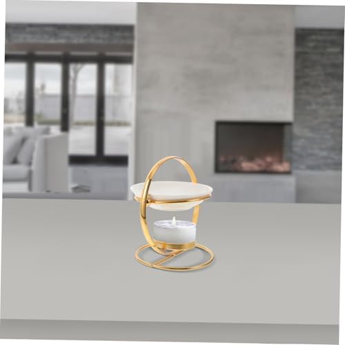 Wax Melt Burner with Iron Stand for Aromatherapy Essential Oils