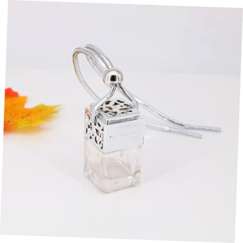 Glass Perfume Bottle with Hanging Pendant for Car