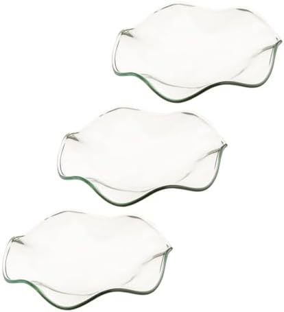 VALICLUD 3Pcs Glass Dish Replacement for Wax Warmers and Aromatherapy Lamps