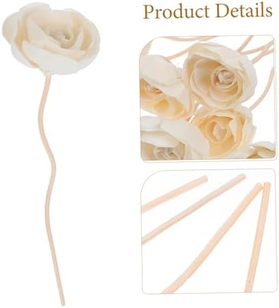 Ciieeo 8pcs Aromatherapy Dried Flowers Diffuser Sticks Incense Holder for Room Fragrance