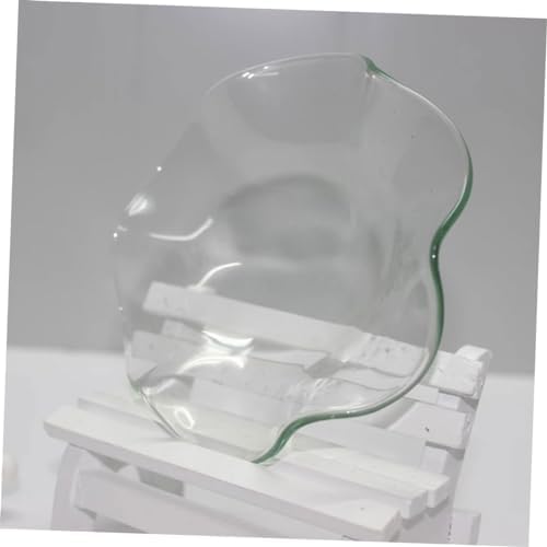 Zerodeko 3 Pcs Glass Candle Holder Replacement Dish