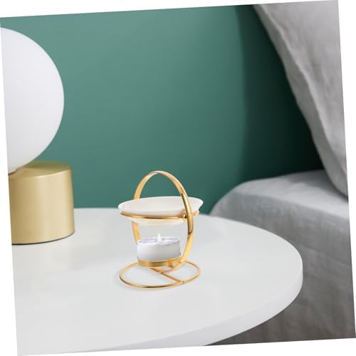 Wax Melt Burner with Iron Stand for Aromatherapy Essential Oils