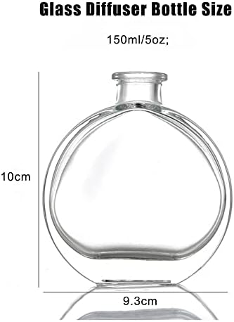 Clear 150ml Glass Diffuser Bottle - Aromatherapy Decor for Home Use