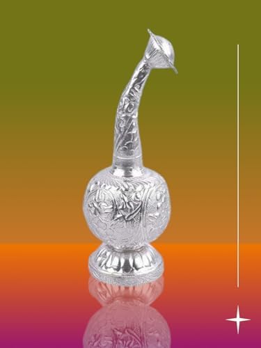 SOLINO Silver Plated Attardani for Pooja Room
