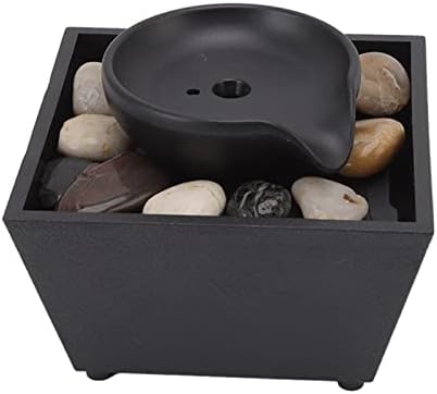 Horoper Floating Teapot Tabletop Water Fountain with LED Lights