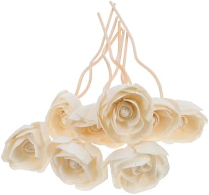 Ciieeo 8pcs Aromatherapy Dried Flowers Diffuser Sticks Incense Holder for Room Fragrance