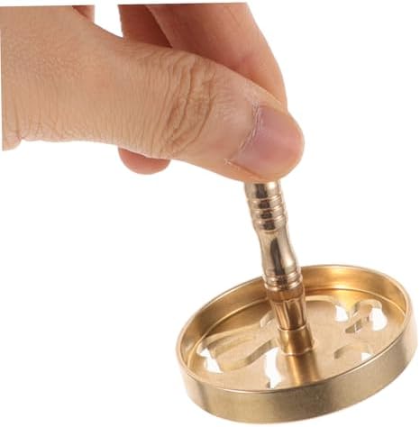 Brass Incense Press Mold Tool for DIY Fragrance Creation