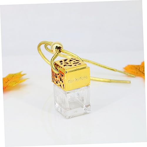 4pcs Hollow Glass Perfume Bottles with Elegant Designs