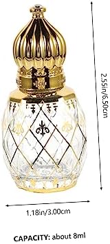 ABOOFAN 8ml Empty Perfume Bottle Cap Arabian Style Decorative