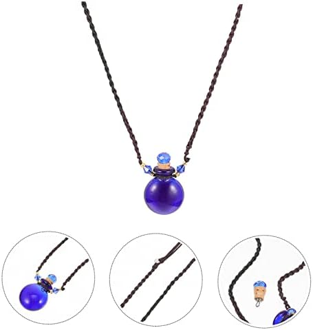 Adjustable Perfume Bottle Necklace for Car Diffusion and Home Use