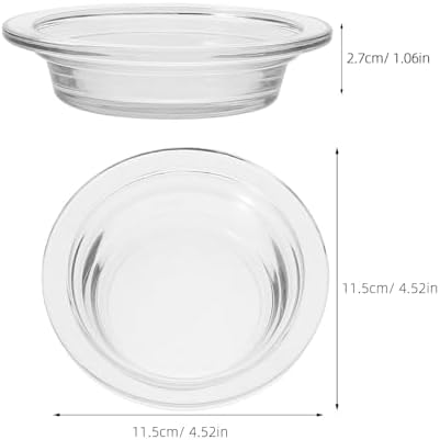 Kichvoe 45in Glass Wax Melt Warmer Dish